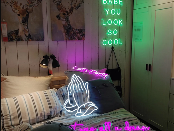 Free Quote Custom Neon Signs Indoor or Outdoor Wedding Decorations,  Business Logo, Bar Sign, character or Name