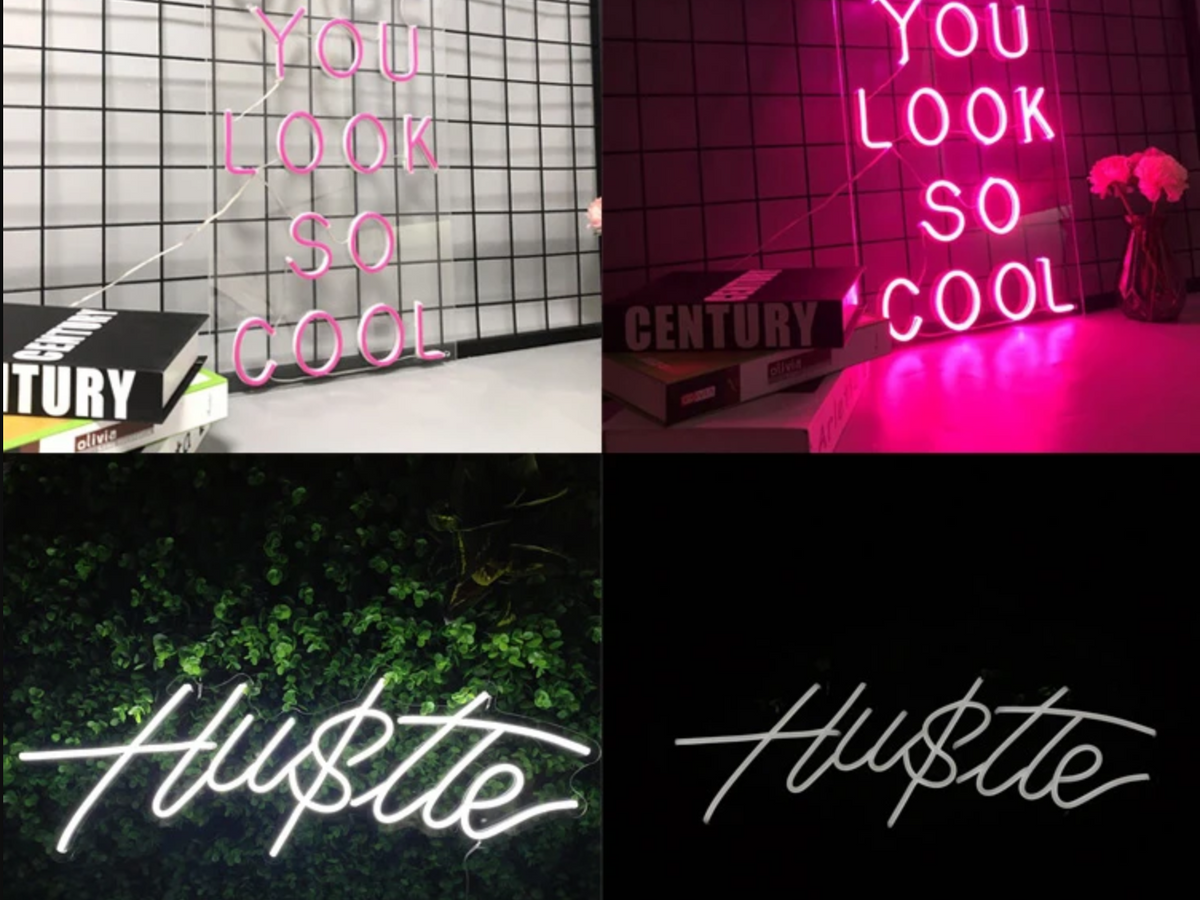 Free Quote Custom Neon Signs Indoor or Outdoor Wedding Decorations,  Business Logo, Bar Sign, character or Name