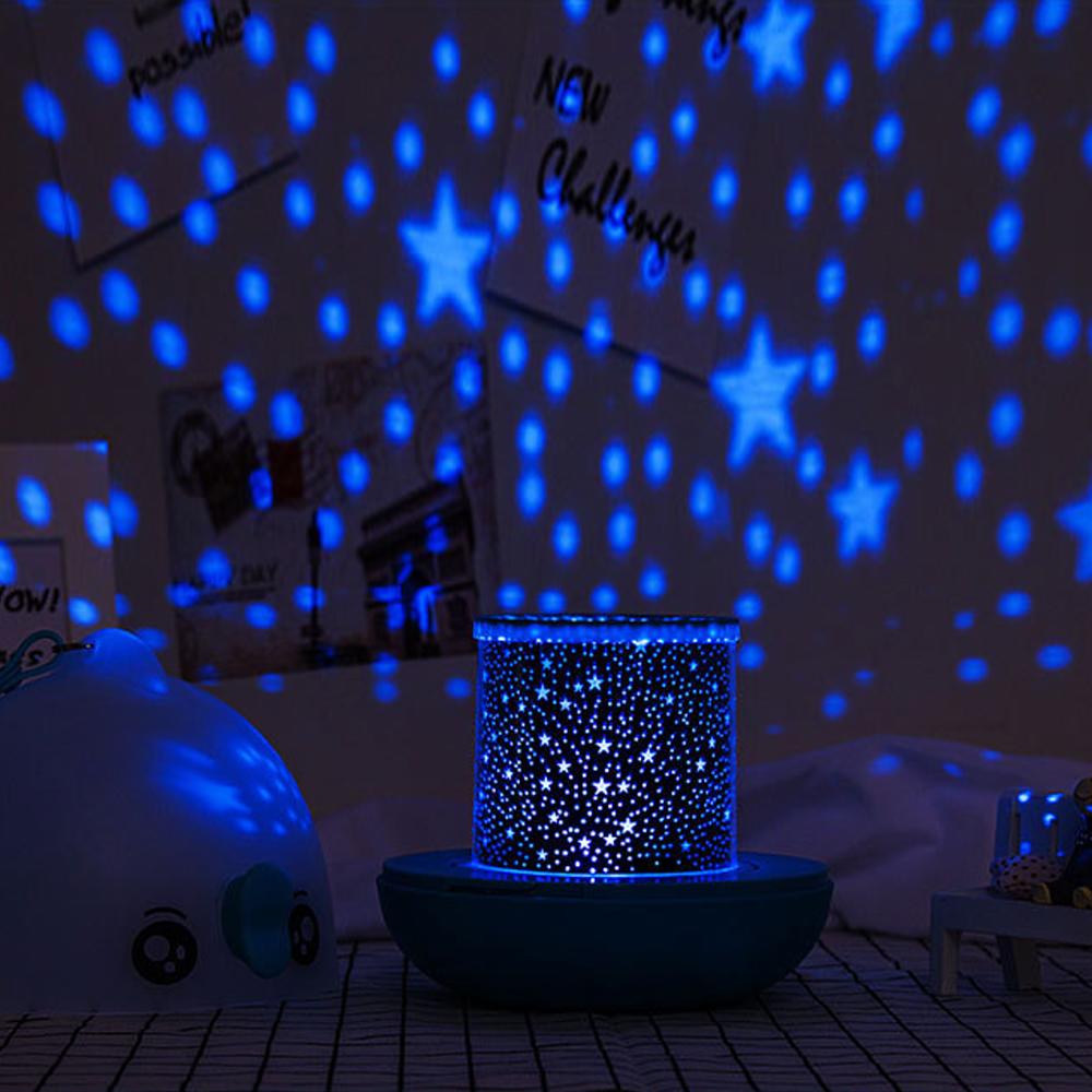 Custom Lucky Fish LED Rotating Star Projection Night Light