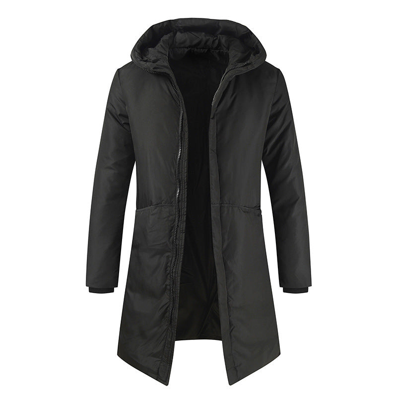 Winter Men's Large Yards In The Long Section Of The Hooded Down Jacket Warm Coat