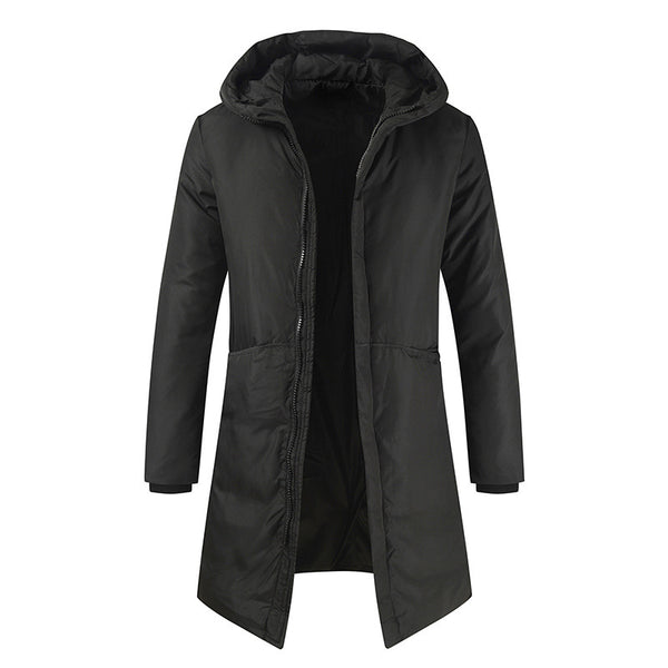 Winter Men's Large Yards In The Long Section Of The Hooded Down Jacket Warm Coat