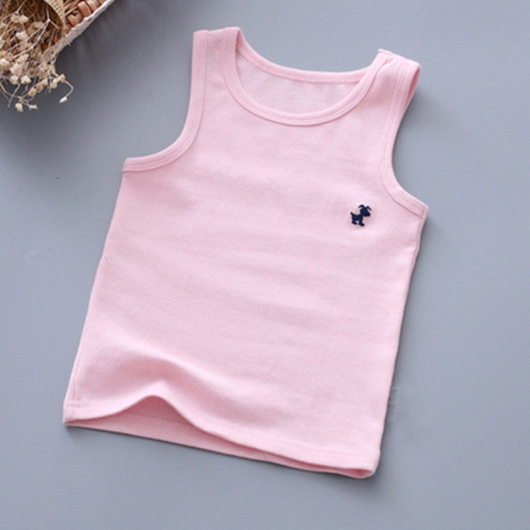 Children's Summer Cotton Vest Baby Boys And Girls