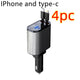  Metal Silver Gray4pcs