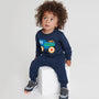 Thick Fleece Boy Suit Cartoon Long Sleeve