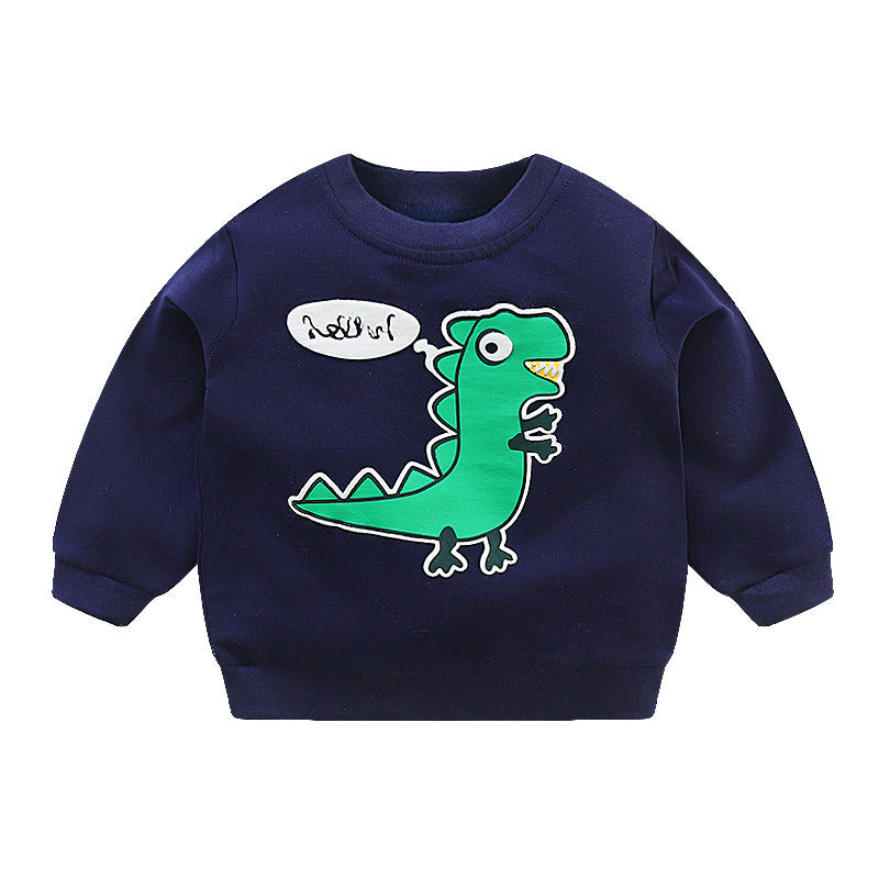 Baby Sweater Autumn Boys' New Western Style Top Baby Autumn Clothes And Coat Children's Autumn Clothing Coat