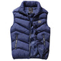 Large Size New Men's Autumn And Winter Down Cotton Vest Jacket