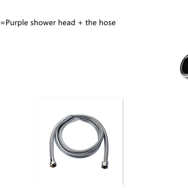 Shower Head Water Saving Flow 360 Degrees Rotating With Small Fan ABS Rain High Pressure Spray Nozzle Bathroom Accessories