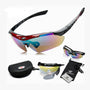 [11 IN 1] Sports Sunglasses UV Protection-5 Lenses, Headband, Storage Bag & Case