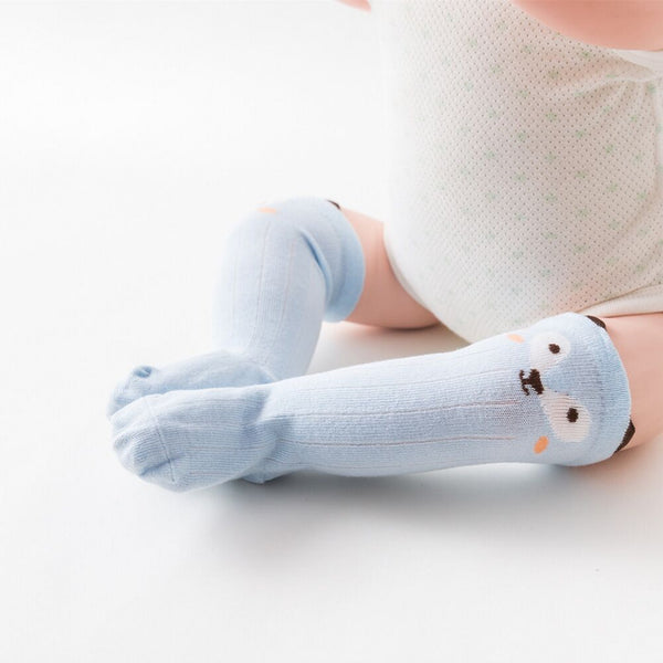 Korean Cartoon Stockings Baby Non-slip Socks Male And Female Baby Spring And Autumn Cotton Socks Children's Tube Socks Cartoon