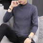 Men's cashmere padded sweater