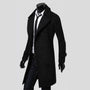 Men Long Trench Coat