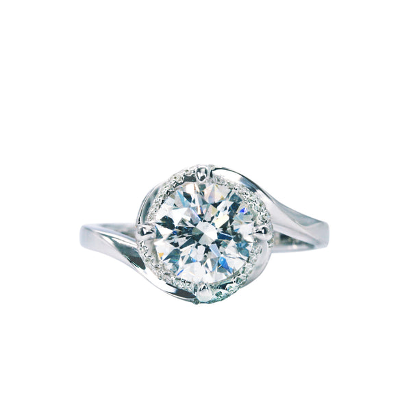 Six Prong Moissanite Ring