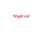  Bright red