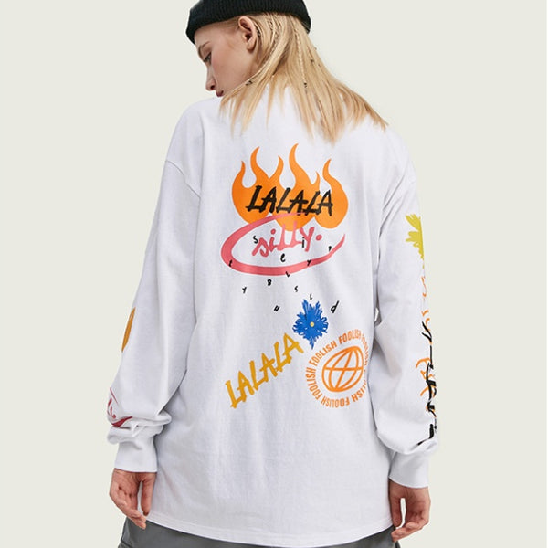 Doodle long sleeve t-shirt