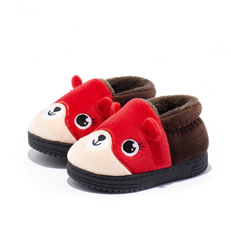 Thicken warm baby home shoes