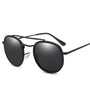 Metal polarized sunglasses