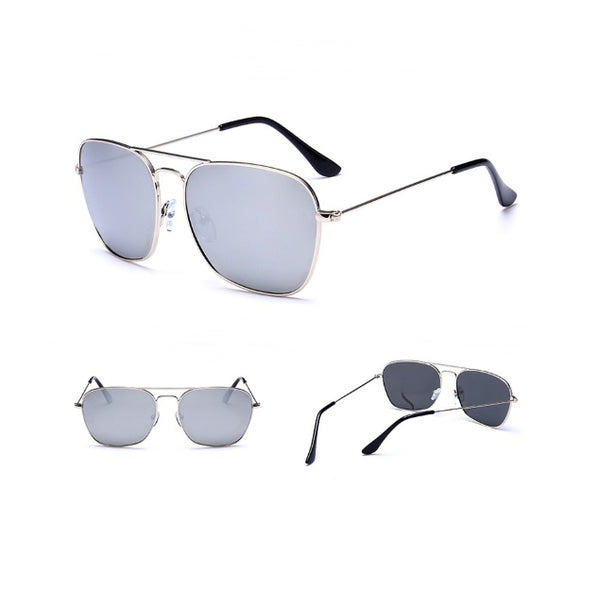 Metallic Sunglasses Real Film Couple Model Men And Women Colorful Real Polarized Sunglasses