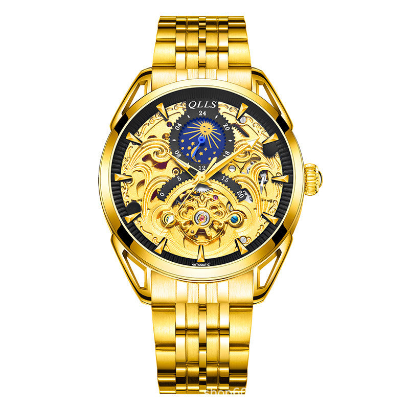 Mechanical watch fully automatic dial