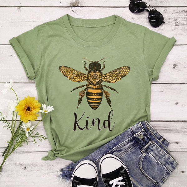 Bee print T-shirt