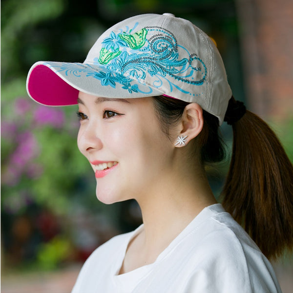 Embroidered baseball cap