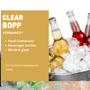 BOPP Label Rolls- Clear BOPP Permanent - Frozen product