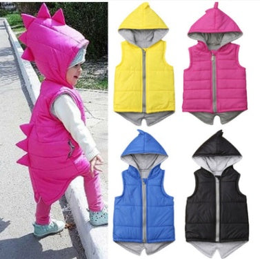 Kids Dinosaur Vest Jacket