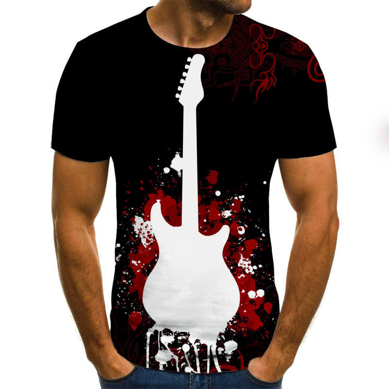 3D digital print T-shirt