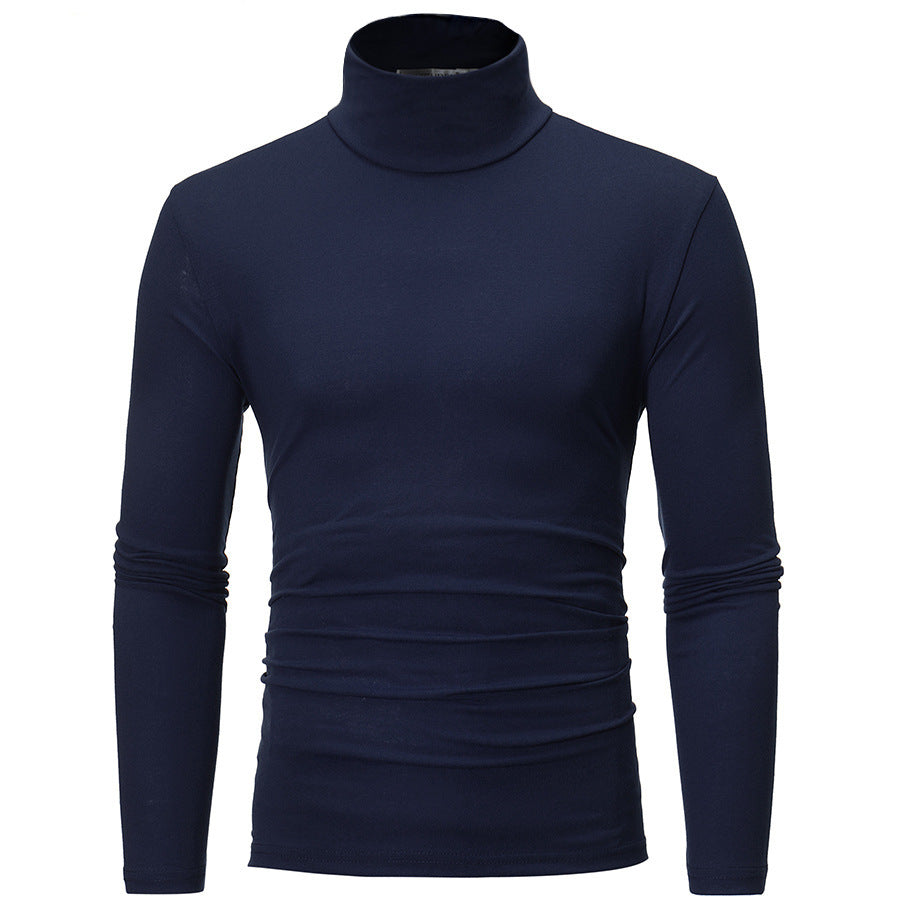 High-neck Thin Long-sleeved T-shirt Bottoming Shirt