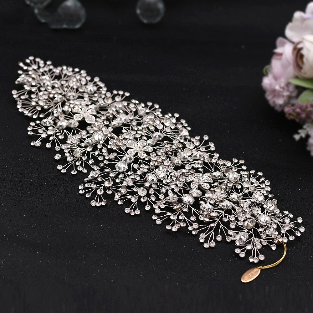 European And American Wedding Rhinestone Handmade Hair Accessories Wedding Dress