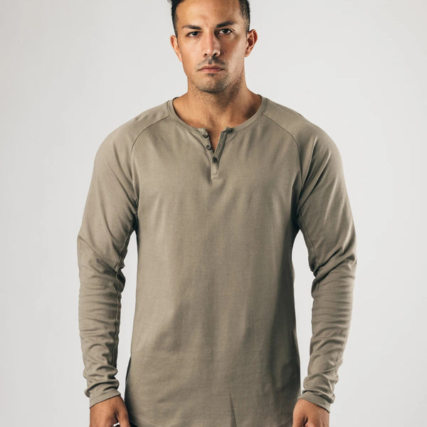 Buttoned Long Sleeve Sports T-Shirt Bottoming Shirt