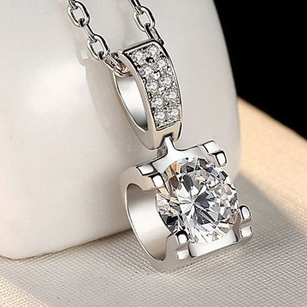 Bull Head Moissanite Diamond Necklace Pendant Female