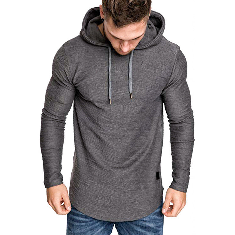 Men's Hooded Sweater Long-sleeved T-shirt Men