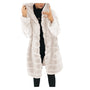 Jacket Winter White Big Solid Jackets For Women Long Coat