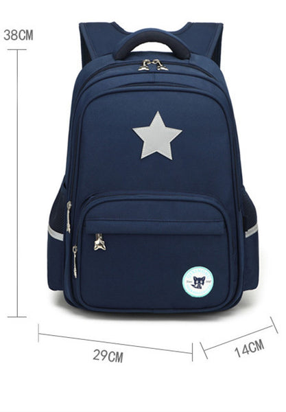 Seven Star Fox Primary School Backpack -  Durable Oxford Cloth