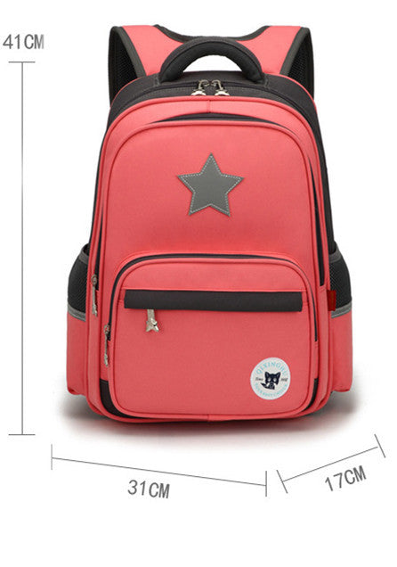 Seven Star Fox Primary School Backpack -  Durable Oxford Cloth