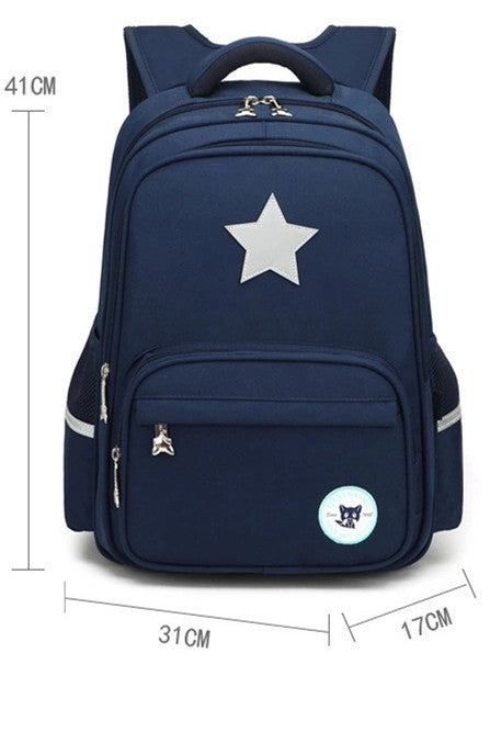 Seven Star Fox Primary School Backpack -  Durable Oxford Cloth