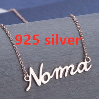 Customized Personalized Name Gold Copper Alloy Letter Pendant Necklace