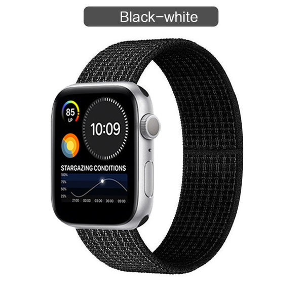 Compatible with Apple, The Watch Band Is Suitable For Watch Nylon Loop Iwatch3456 Sports Se Six Representative Band Manufacturers