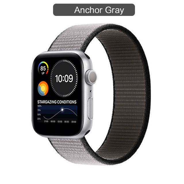 Compatible with Apple, The Watch Band Is Suitable For Watch Nylon Loop Iwatch3456 Sports Se Six Representative Band Manufacturers