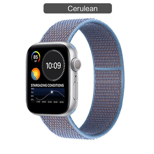 Compatible with Apple, The Watch Band Is Suitable For Watch Nylon Loop Iwatch3456 Sports Se Six Representative Band Manufacturers