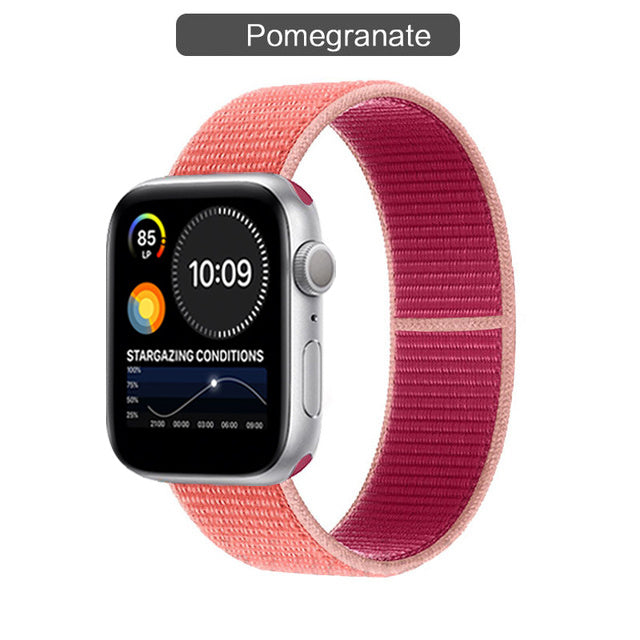 Compatible with Apple, The Watch Band Is Suitable For Watch Nylon Loop Iwatch3456 Sports Se Six Representative Band Manufacturers