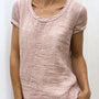 Women's T Shirt Cotton Double Layer Crepe Fashion T Shirt