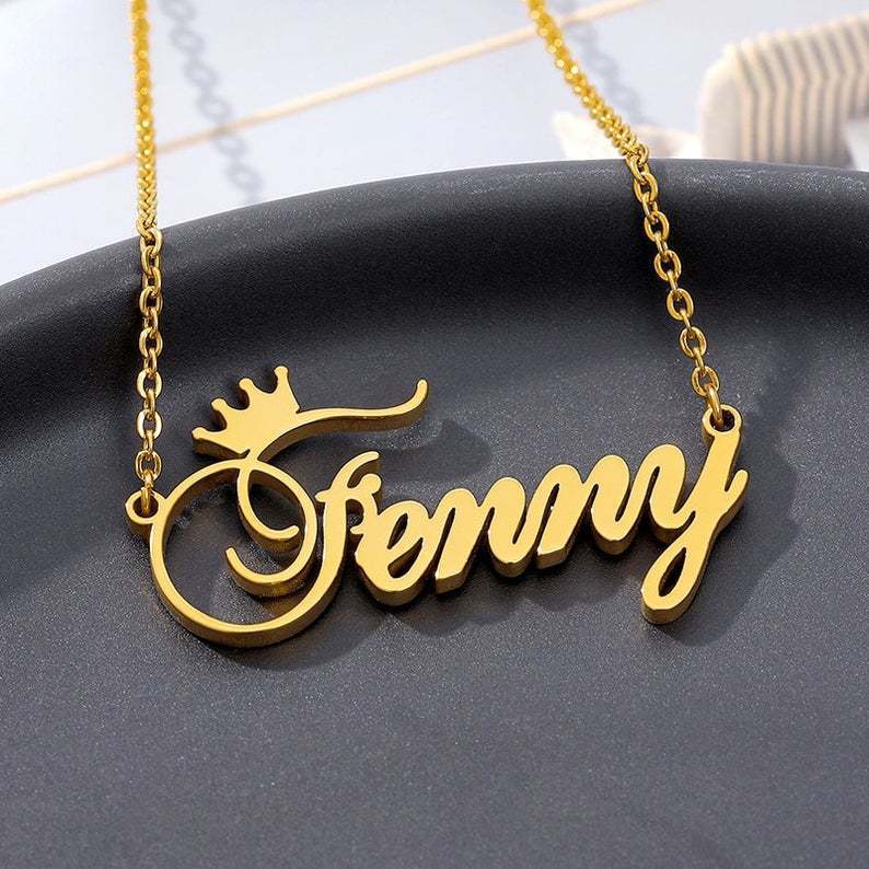 Personalized Custom Name Chain, English Letter Fashion Necklace