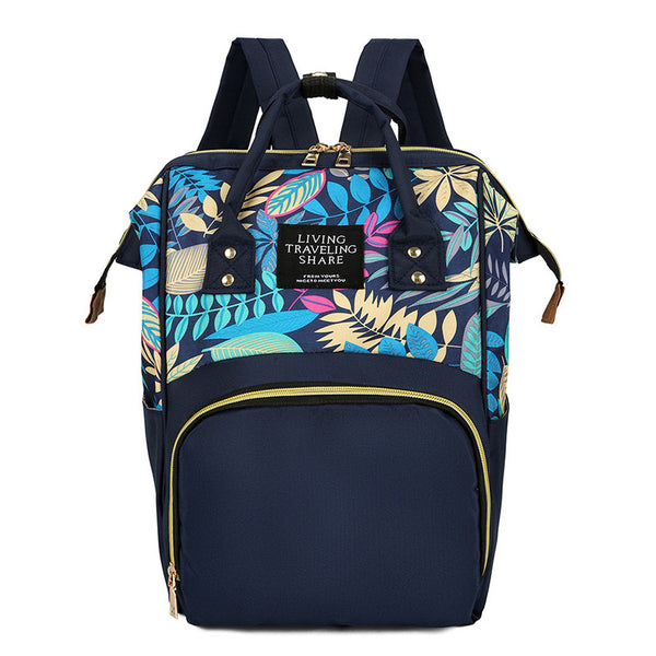 Anti-theft Printed Mommy Bag, Leisure Maternity Bag, Fashionable Maternity Bag, Multifunctional Large-capacity Backpack