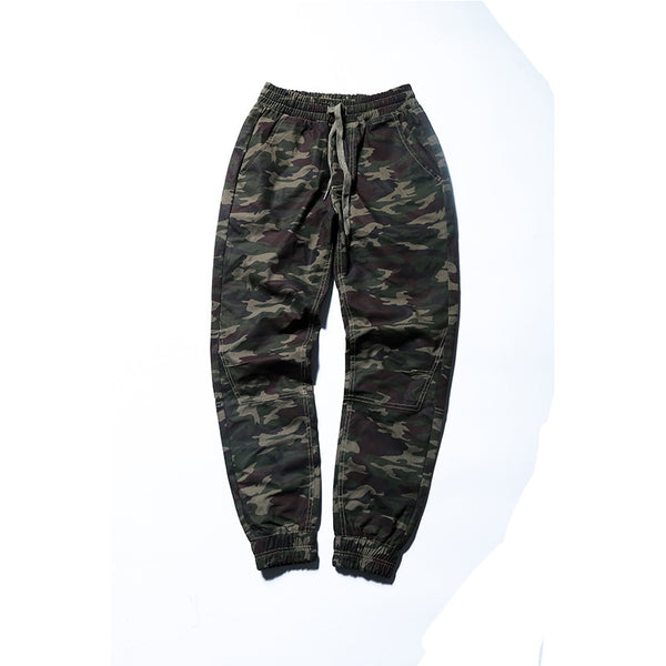 Cotton camouflage versatile beam casual pants high-end jogging loose feet trousers