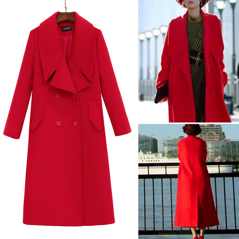 Women's loose coat coat