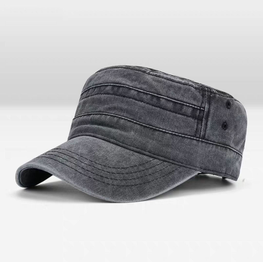 Denim baseball cap