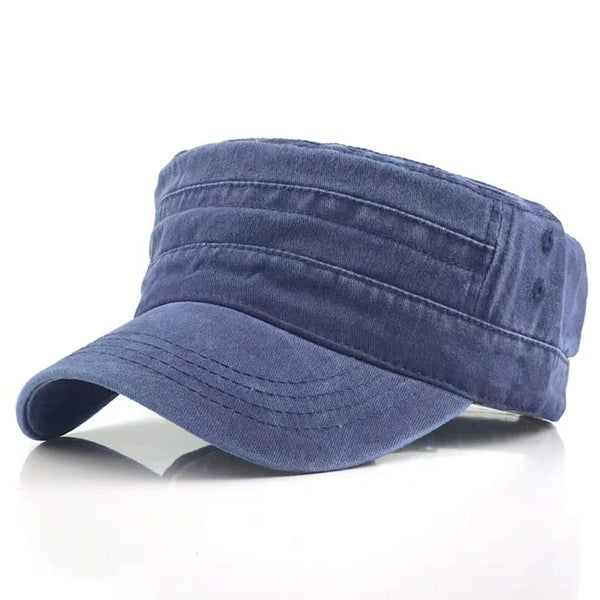 Denim baseball cap