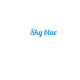  Sky blue