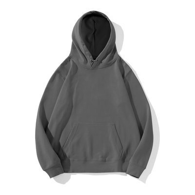 Solid Color Hoodie Men's Basic Style Plus Size Long-sleeved Hooded Sweater